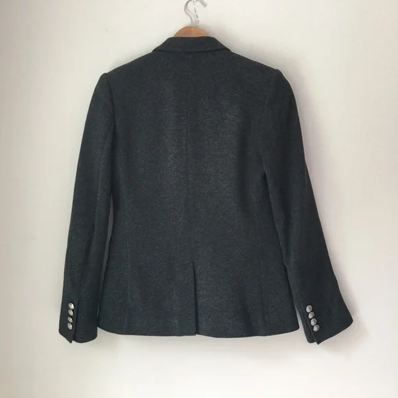 Ralph Lauren Women's Charcoal Gray Blazer - Picture 3 of 8